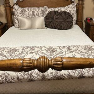 Ralph Lauren Cream and Brown Comforter Set